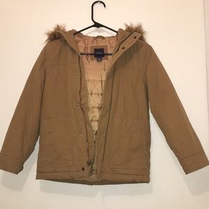 Gap Kids Coat 🧤🧣w Fur Hood ☃️❄️